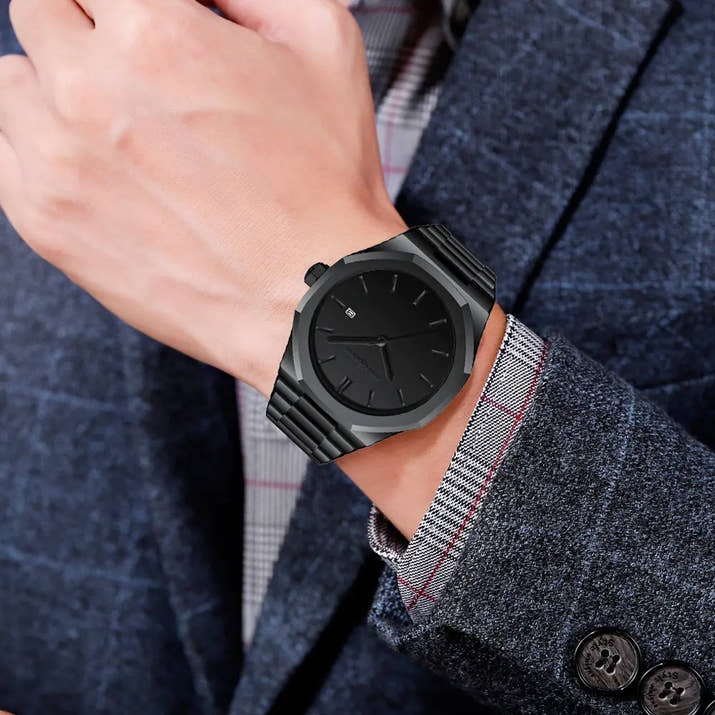 Calendar Steel Watch