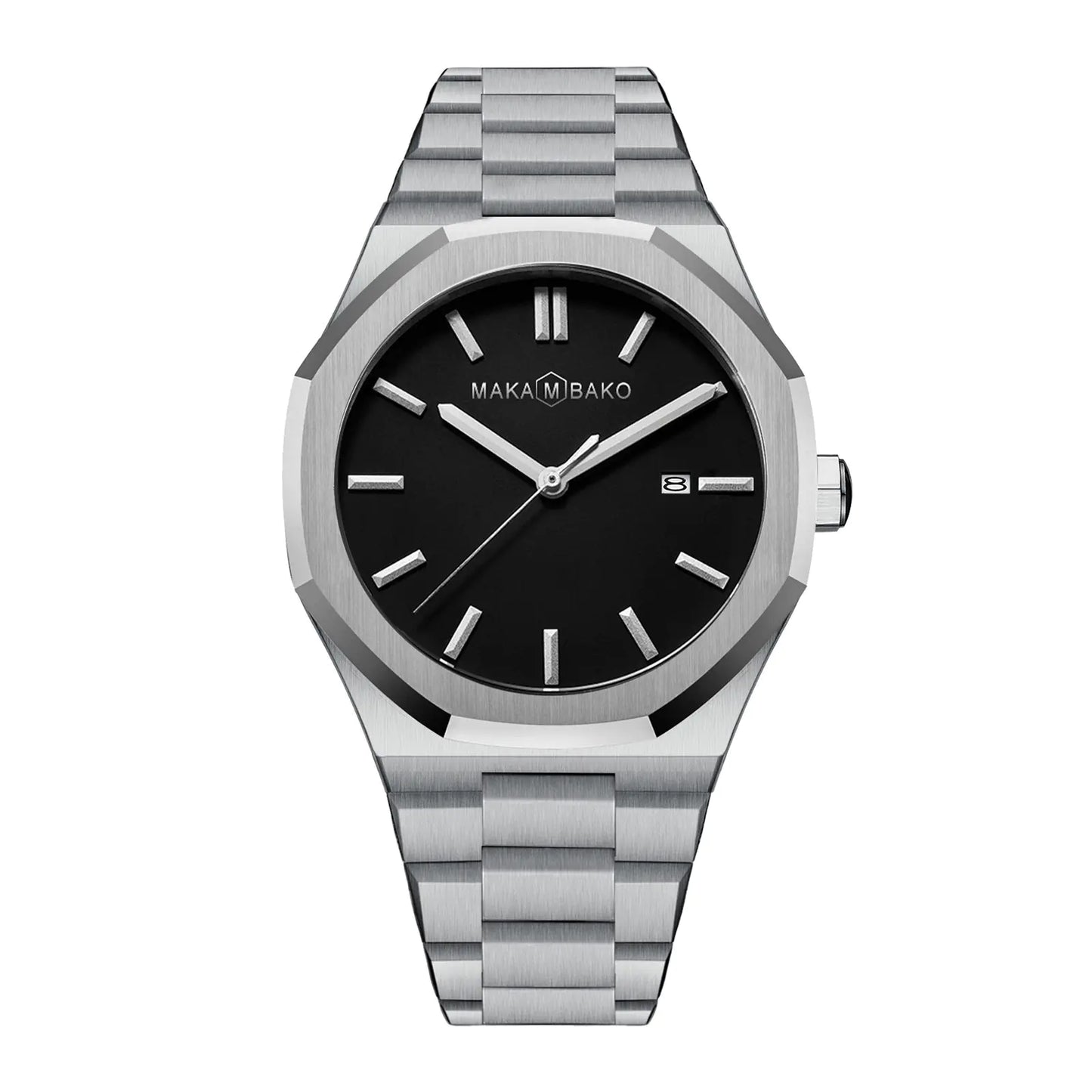 Calendar Steel Watch