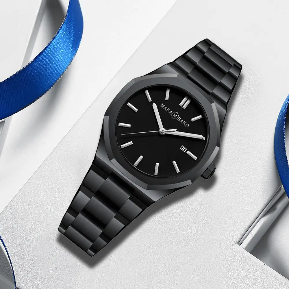 Calendar Steel Watch
